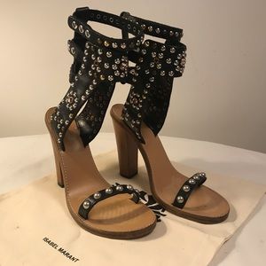 Isabel Marant ⭐️ Elvis black studded sandals